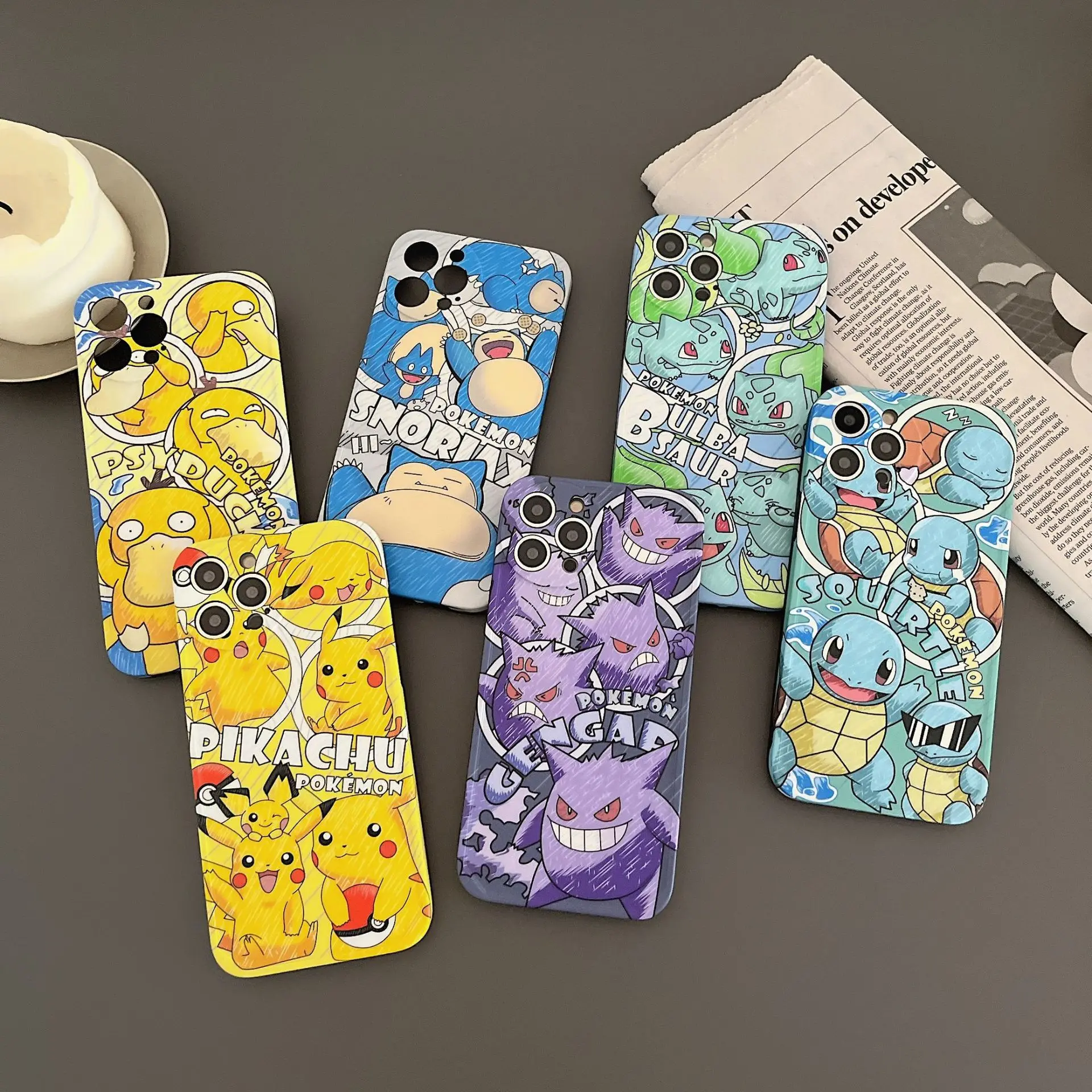 Pokemon Pikachu Bulbasaur Cartoon Anime Phone Case For iPhone 14 13 12 11 Pro Max 7 8 14 Plus Case Cute shockproof Soft Cover
Pokemon Pikachu Bulbasaur Cartoon Anime Phone Case For iPhone 14 13 12 11 Pro Max 7 8 14 Plus Case Cute shockproof Soft Cover