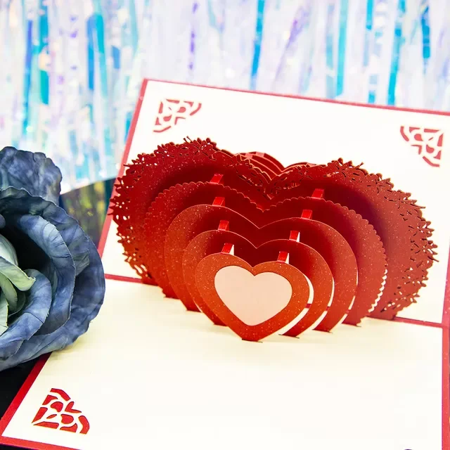 3D Pop UP Love Card for Wife and Girlfriend Gift for Valentine's Day Anniversary Wedding Invitation Greeting Thank You Cards
3D Pop UP Love Card for Wife and Girlfriend Gift for Valentine's Day Anniversary Wedding Invitation Greeting Thank You Cards