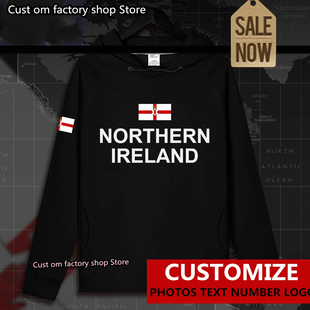 

Northern Ireland Irish NIR NI mens hoodie pullovers hoodies men sweatshirt new streetwear clothing Sportswear tracksuit new