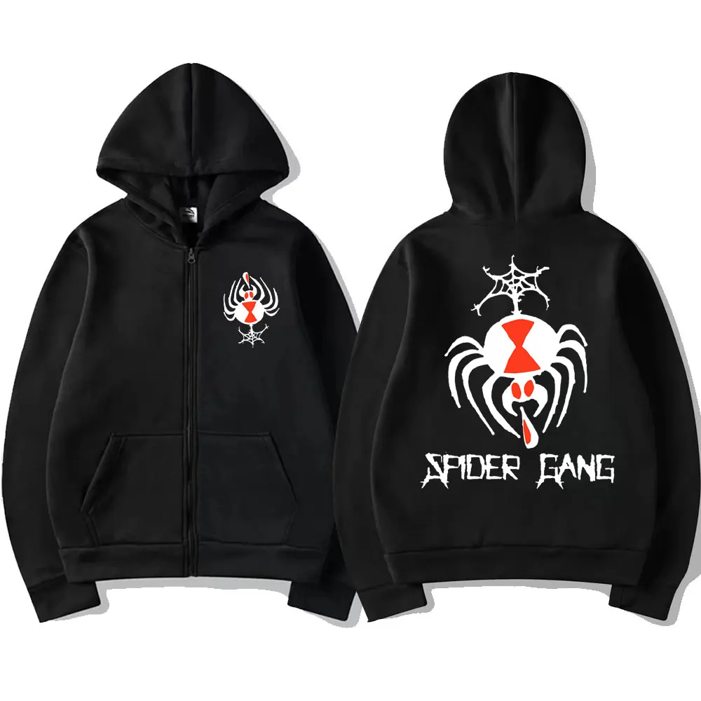 Rapper Hip Hop Lil Darkie Spider Gang Double Sided Graphic Zipper Hoodie Men's Streetwear Men Women Fashion Vintage Zip Hoodies
Rapper Hip Hop Lil Darkie Spider Gang Double Sided Graphic Zipper Hoodie Men's Streetwear Men Women Fashion Vintage Zip Hoodies