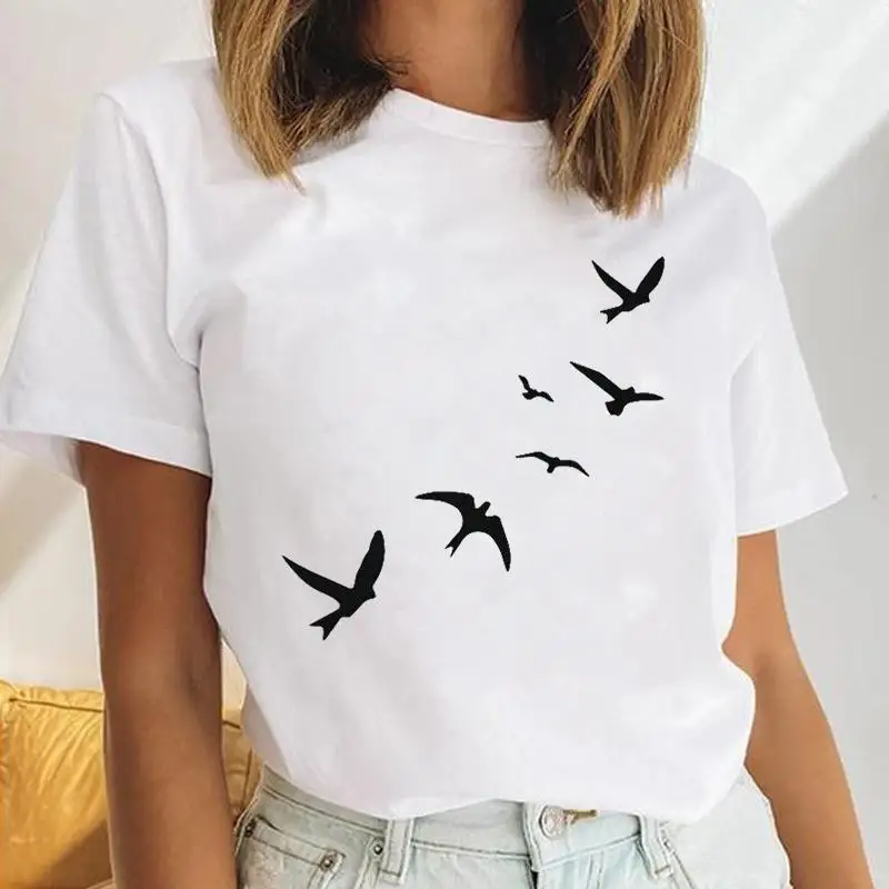Camiseta Con Estampado De Aves Para Mujer, Ropa Informal De Acuarela De Los 90, Playeras Con Estampado De Dibujos Animados
Camiseta Con Estampado De Aves Para Mujer, Ropa Informal De Acuarela De Los 90, Playeras Con Estampado De Dibujos Animados