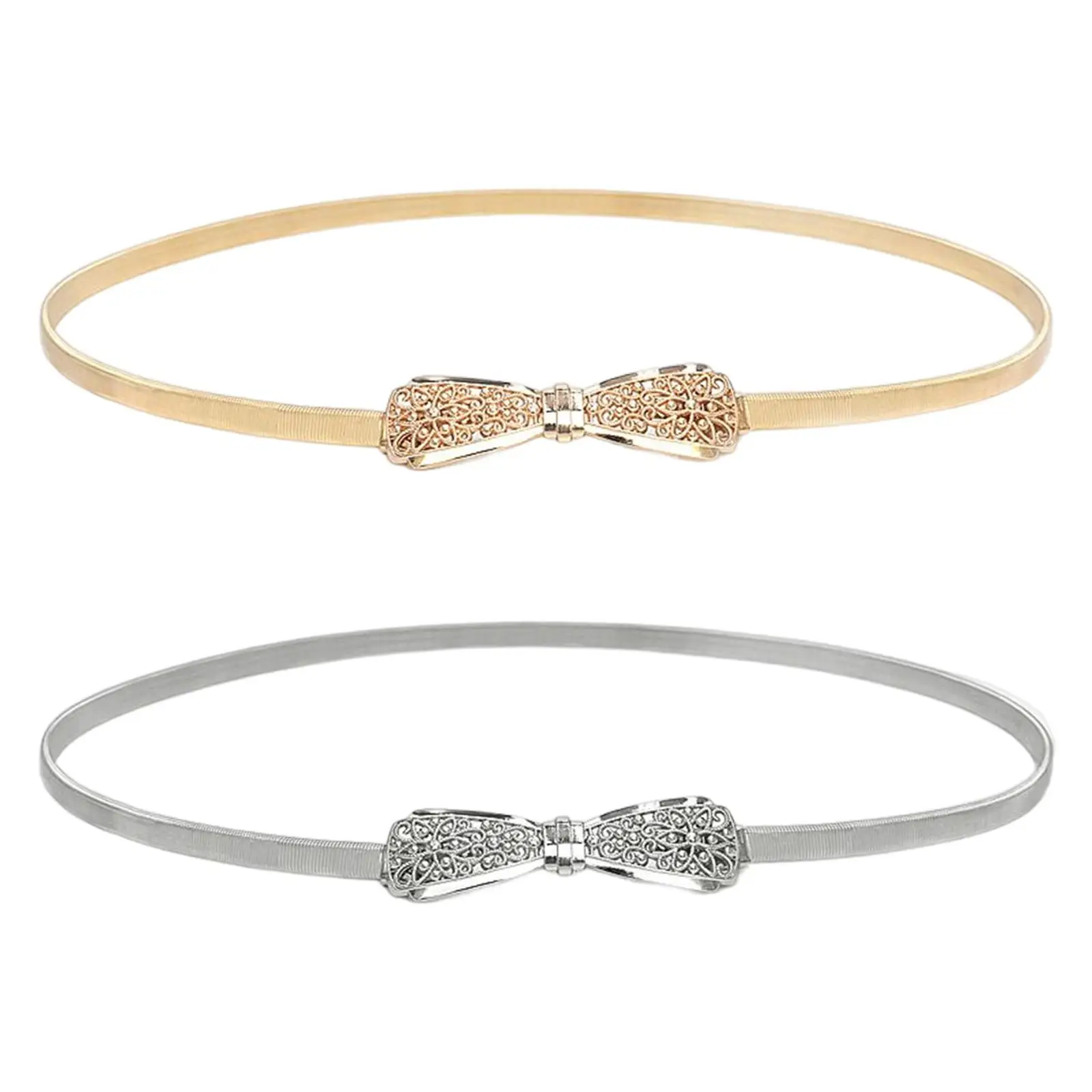 Womens Ladies Skinny Belt Stretch Elastic Metal Buckle Thin Bridal Belt Luxury Bowknot Waistband for Dress Jeans Skirts Pants
Womens Ladies Skinny Belt Stretch Elastic Metal Buckle Thin Bridal Belt Luxury Bowknot Waistband for Dress Jeans Skirts Pants