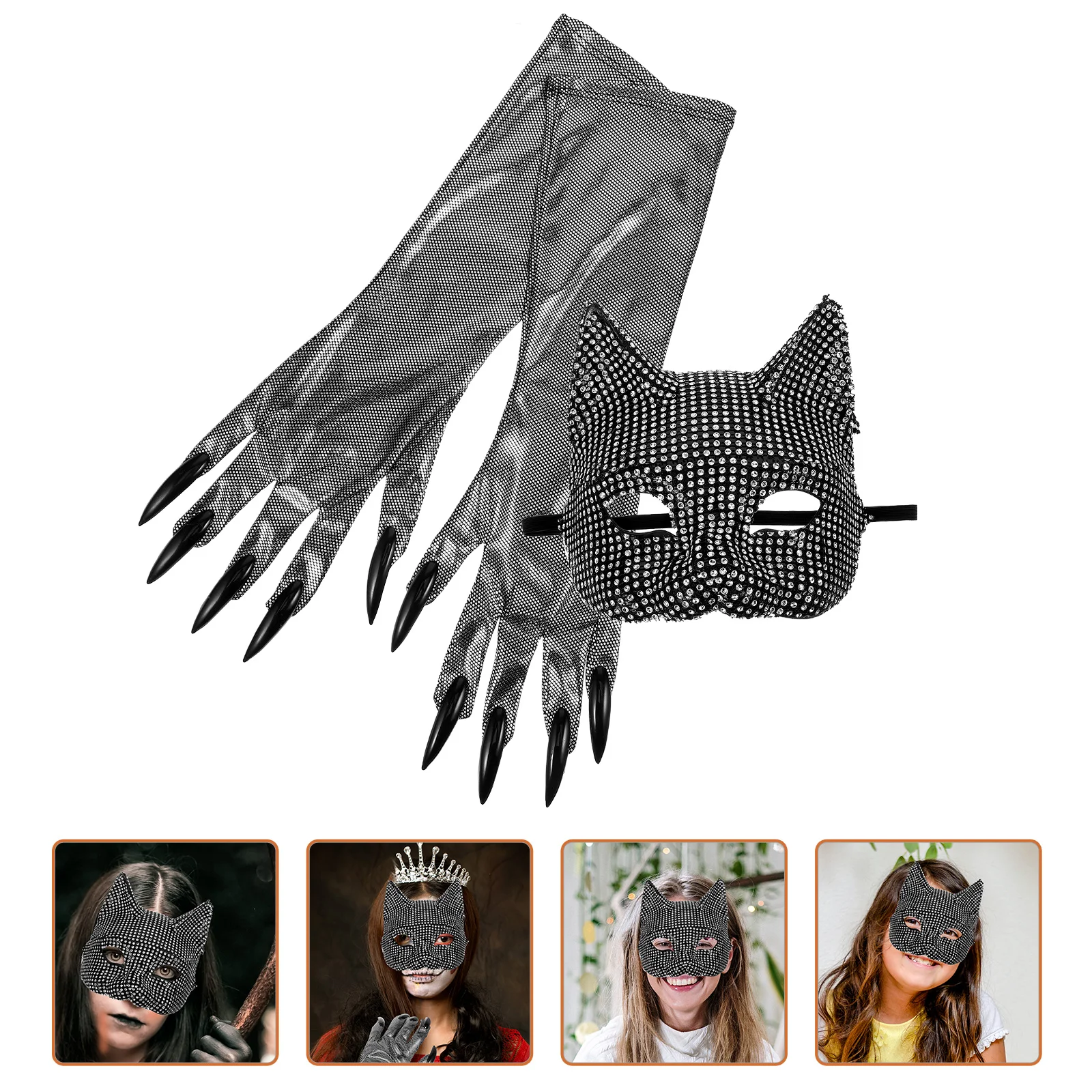 Mask Costume Party Decor Women Cosplay Photography Prop Halloween Fabric For Outdoor Festival Cat Masks
Mask Costume Party Decor Women Cosplay Photography Prop Halloween Fabric For Outdoor Festival Cat Masks