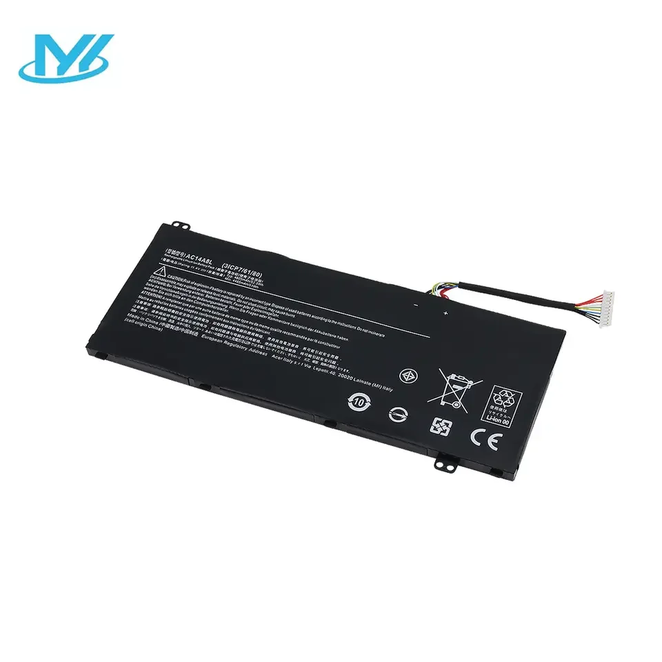 Аккумуляторная литиевая батарея AC14A8L, 4500 мАч, цена AC15B7 для Aspire MS2391, Nitro Series V15
Аккумуляторная литиевая батарея AC14A8L, 4500 мАч, цена AC15B7 для Aspire MS2391, Nitro Series V15