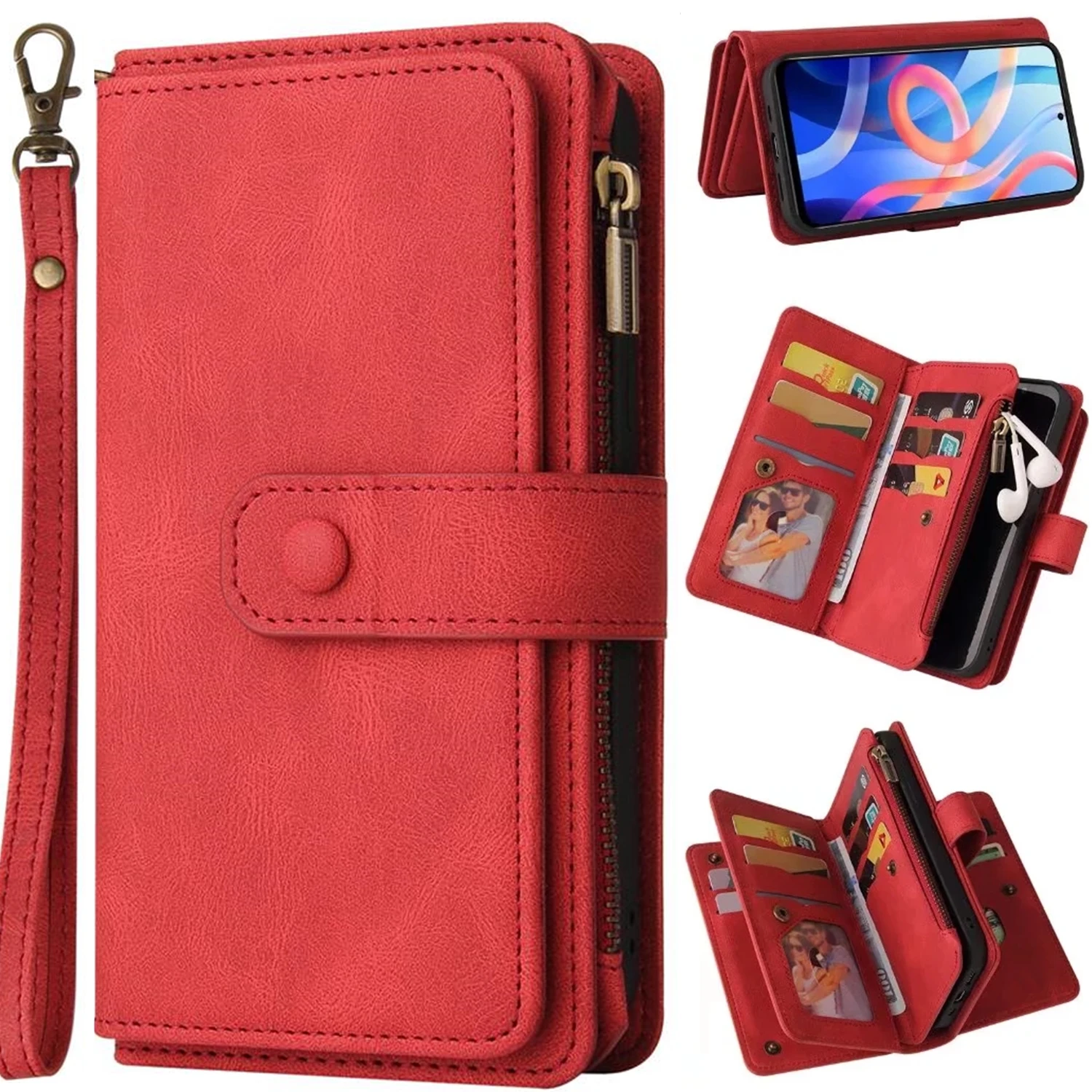 Кожаный чехол-бумажник на молнии для Redmi Note 10 10S 9 9S 9T Pro Xiaomi Mi Poco M3 M4 F3 10T 11T Lite 5G 11 Pro, чехол для телефона
Кожаный чехол-бумажник на молнии для Redmi Note 10 10S 9 9S 9T Pro Xiaomi Mi Poco M3 M4 F3 10T 11T Lite 5G 11 Pro, чехол для телефона