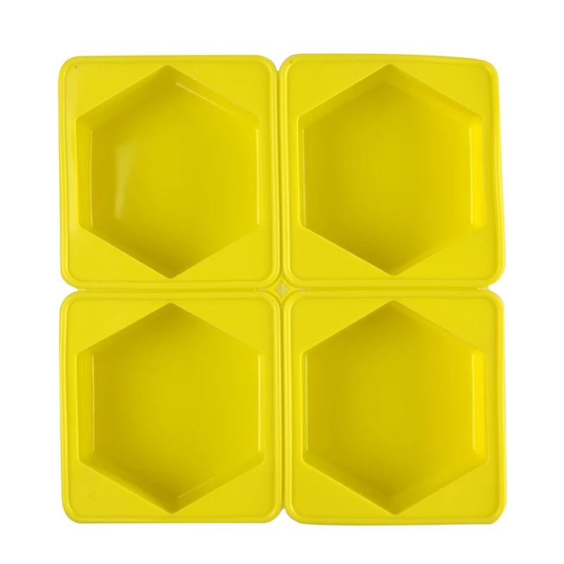 New 4 Cavity Hexagon Shapes Soap Silicone Mold for Making Soaps 3D Diy Handmade Mould Decoration Wax Candle Cake Tray Tools
New 4 Cavity Hexagon Shapes Soap Silicone Mold for Making Soaps 3D Diy Handmade Mould Decoration Wax Candle Cake Tray Tools