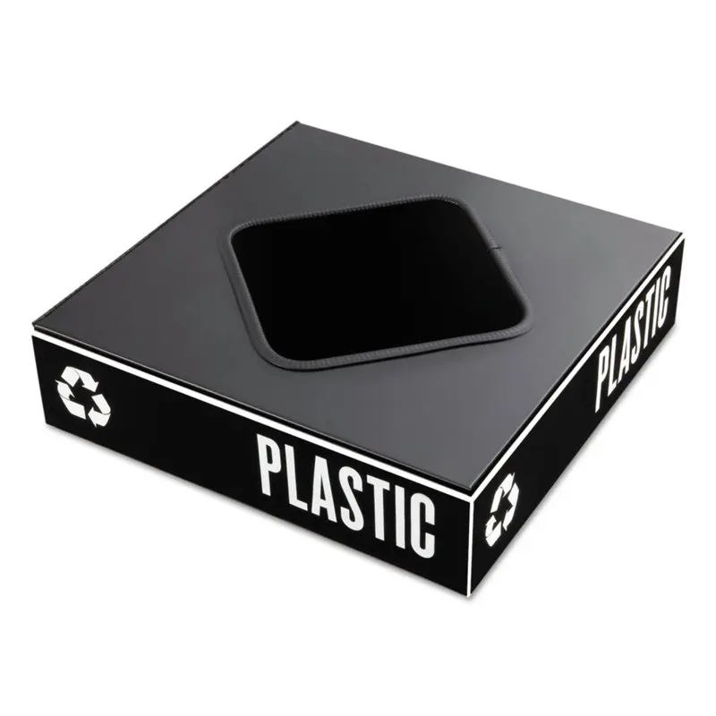 2989BL 15.25 in. x 15.25 in. x 2 in. Public Square Paper-Recycling Container Lid - Black
2989BL 15.25 in. x 15.25 in. x 2 in. Public Square Paper-Recycling Container Lid - Black