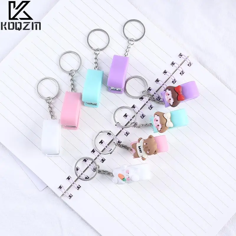 Cute Cartoon Mini Stapler Key Chain Macaron Color Student Creative Stapler Convenient Key Ring Pendant
Cute Cartoon Mini Stapler Key Chain Macaron Color Student Creative Stapler Convenient Key Ring Pendant