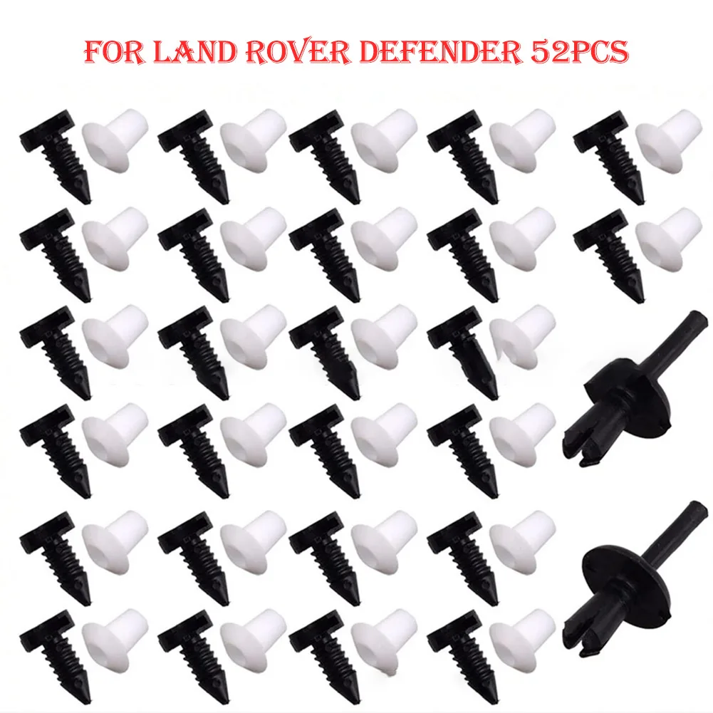Rivet Moulding Panel Clips Car Card Door Fastener 52Pieces For Land Defender Full Interior Replacement For AFU1075
Rivet Moulding Panel Clips Car Card Door Fastener 52Pieces For Land Defender Full Interior Replacement For AFU1075