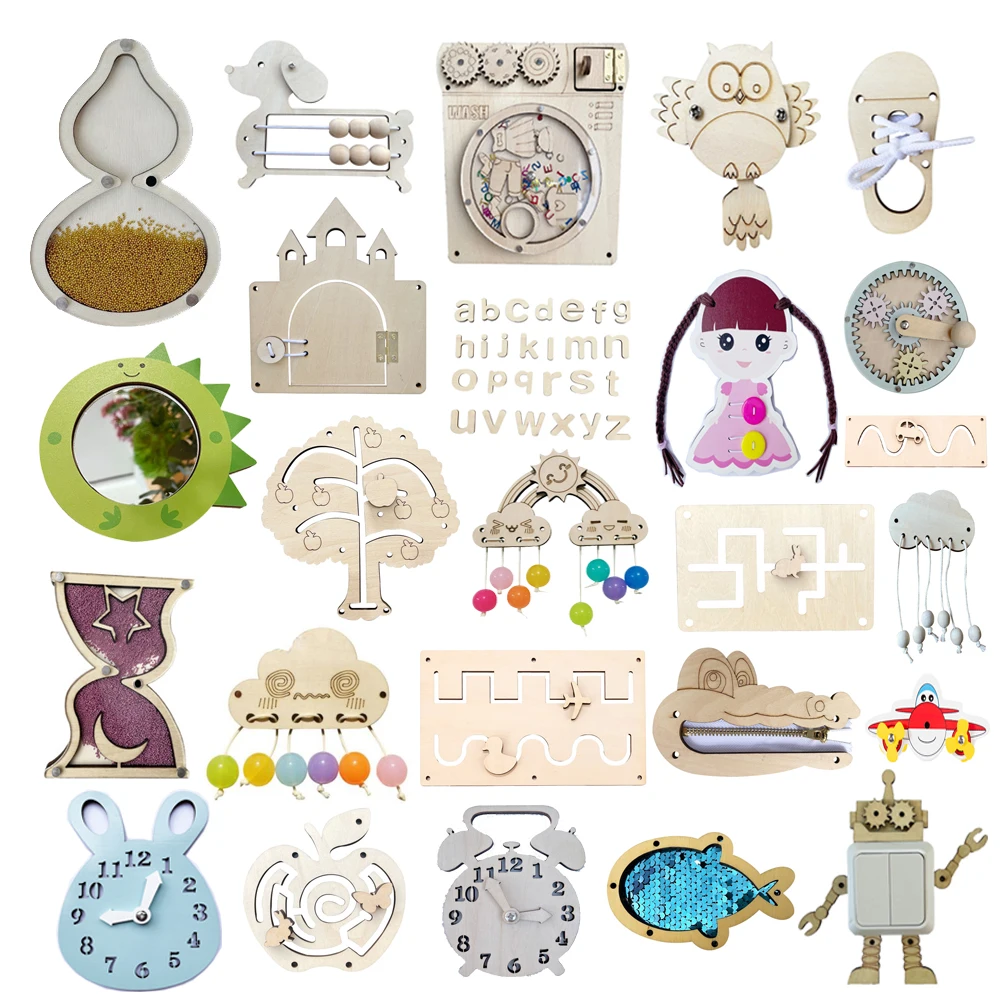 Children Busy Board Castle Gear Crocodile Zippers Kids Activity Montessori Toys Wood Accessories Early Education Learning Toys
Children Busy Board Castle Gear Crocodile Zippers Kids Activity Montessori Toys Wood Accessories Early Education Learning Toys