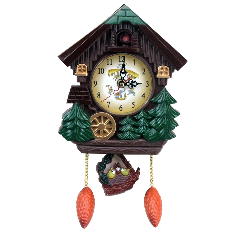 Настенные часы Cuckoo, винтажный Настенный декор для детской комнаты, настенные часы Cuckoo, время прослушивания музыки
Настенные часы Cuckoo, винтажный Настенный декор для детской комнаты, настенные часы Cuckoo, время прослушивания музыки
