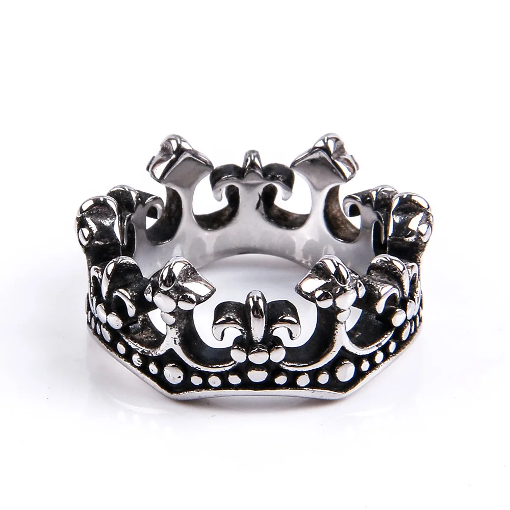 Punk Crown Men Stainless Steel Ring Vintage Gothic Gold Color Party Promise Finger Rings For Women Luxury Jewelry Valentine
Punk Crown Men Stainless Steel Ring Vintage Gothic Gold Color Party Promise Finger Rings For Women Luxury Jewelry Valentine