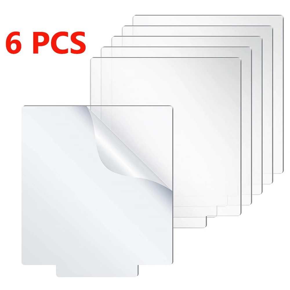6pcs Clear Acrylic Sheet Clear Cast Sheet 3.88mm Clear Acrylic Sheet for LED Lamp Base Sign DIY Project Crafts, Rectangle
6pcs Clear Acrylic Sheet Clear Cast Sheet 3.88mm Clear Acrylic Sheet for LED Lamp Base Sign DIY Project Crafts, Rectangle