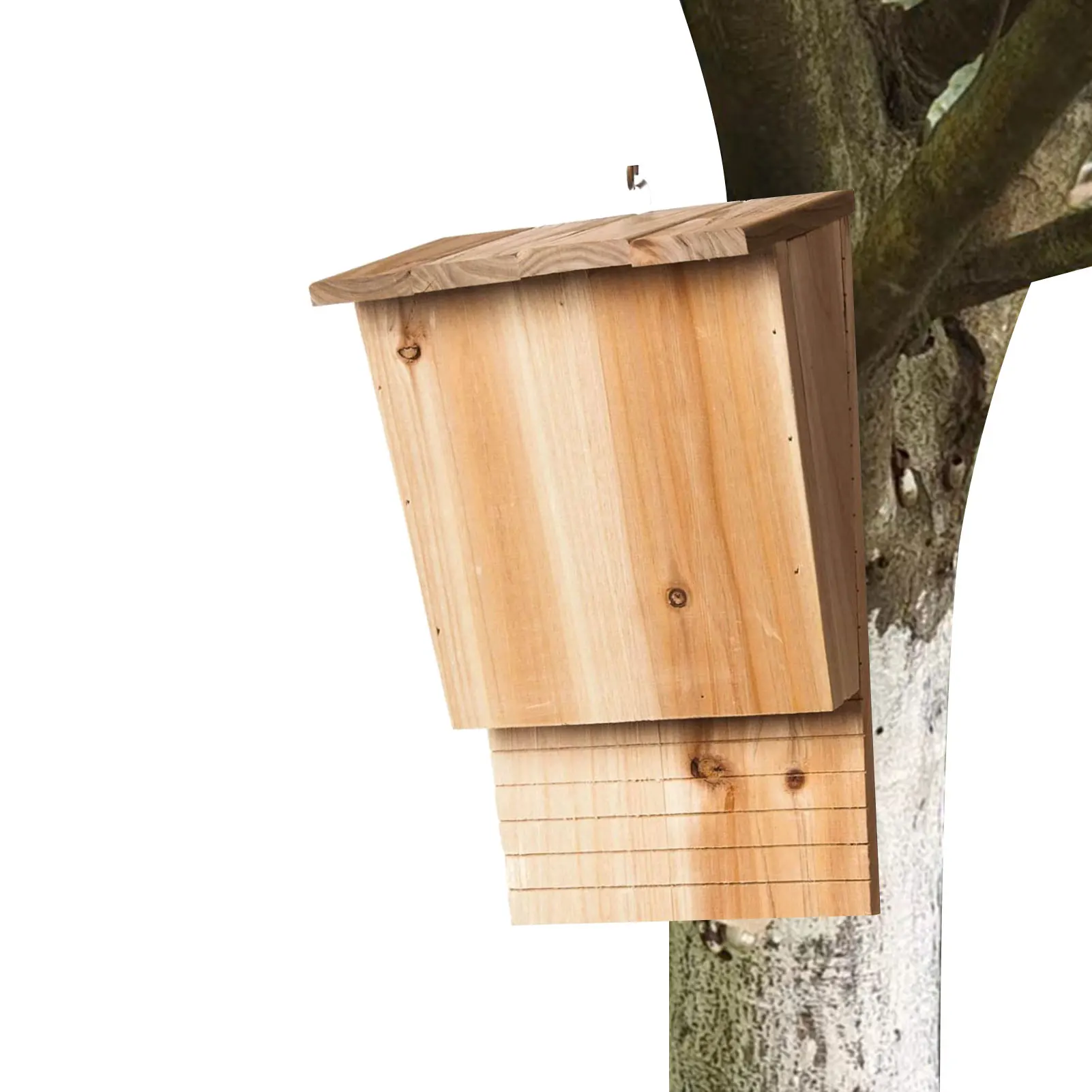 Bat Houses For Outdoor Solid Wooden Bat Boxes Natural Wooden Bat House Shelter With Roof Weatherproof Screwed Untreated Summer
Bat Houses For Outdoor Solid Wooden Bat Boxes Natural Wooden Bat House Shelter With Roof Weatherproof Screwed Untreated Summer