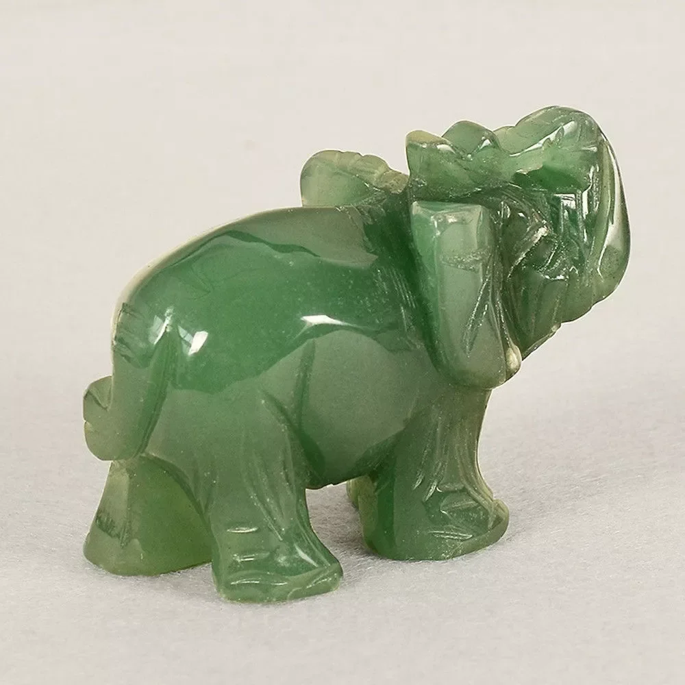 Aventurine Jade Ston Lucky Elephant Fortune Feng Shui Statue Figurine Office Ornament Chakra Healing Stones Statue Decor
Aventurine Jade Ston Lucky Elephant Fortune Feng Shui Statue Figurine Office Ornament Chakra Healing Stones Statue Decor