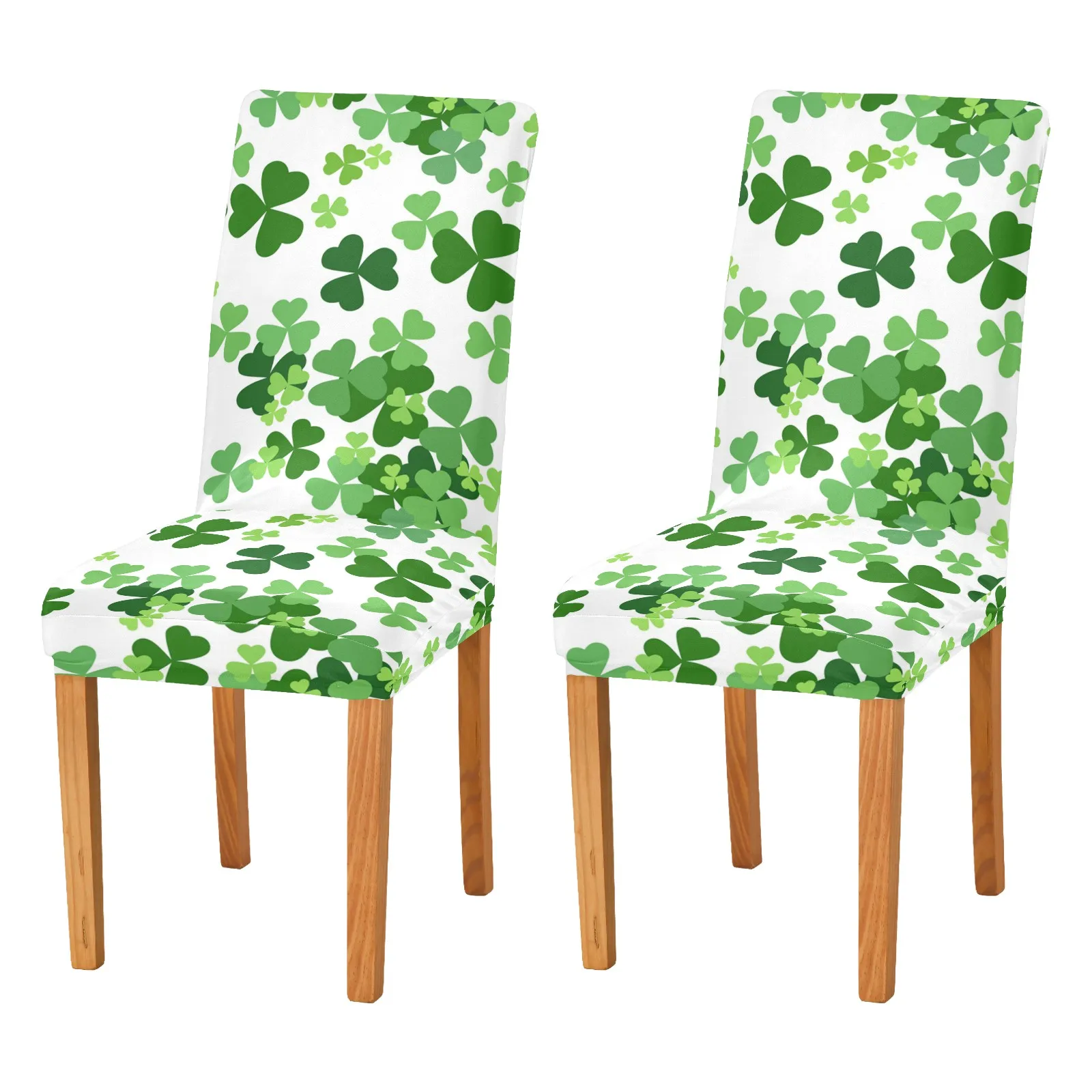 Green Shamrocks Chair Cover Elastic Dining Chair Slipcover Set of 2 Stretch Removable Anti-dirty Office Chair Seat Cover Decor
Green Shamrocks Chair Cover Elastic Dining Chair Slipcover Set of 2 Stretch Removable Anti-dirty Office Chair Seat Cover Decor