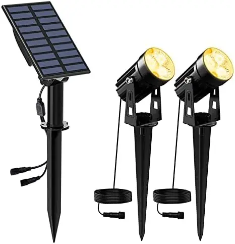 Outdoor garden LED solar light, outdoor garden LED solar spotlight, waterproof IP65, 2-level brightness tree lighting, courtyard
Outdoor garden LED solar light, outdoor garden LED solar spotlight, waterproof IP65, 2-level brightness tree lighting, courtyard