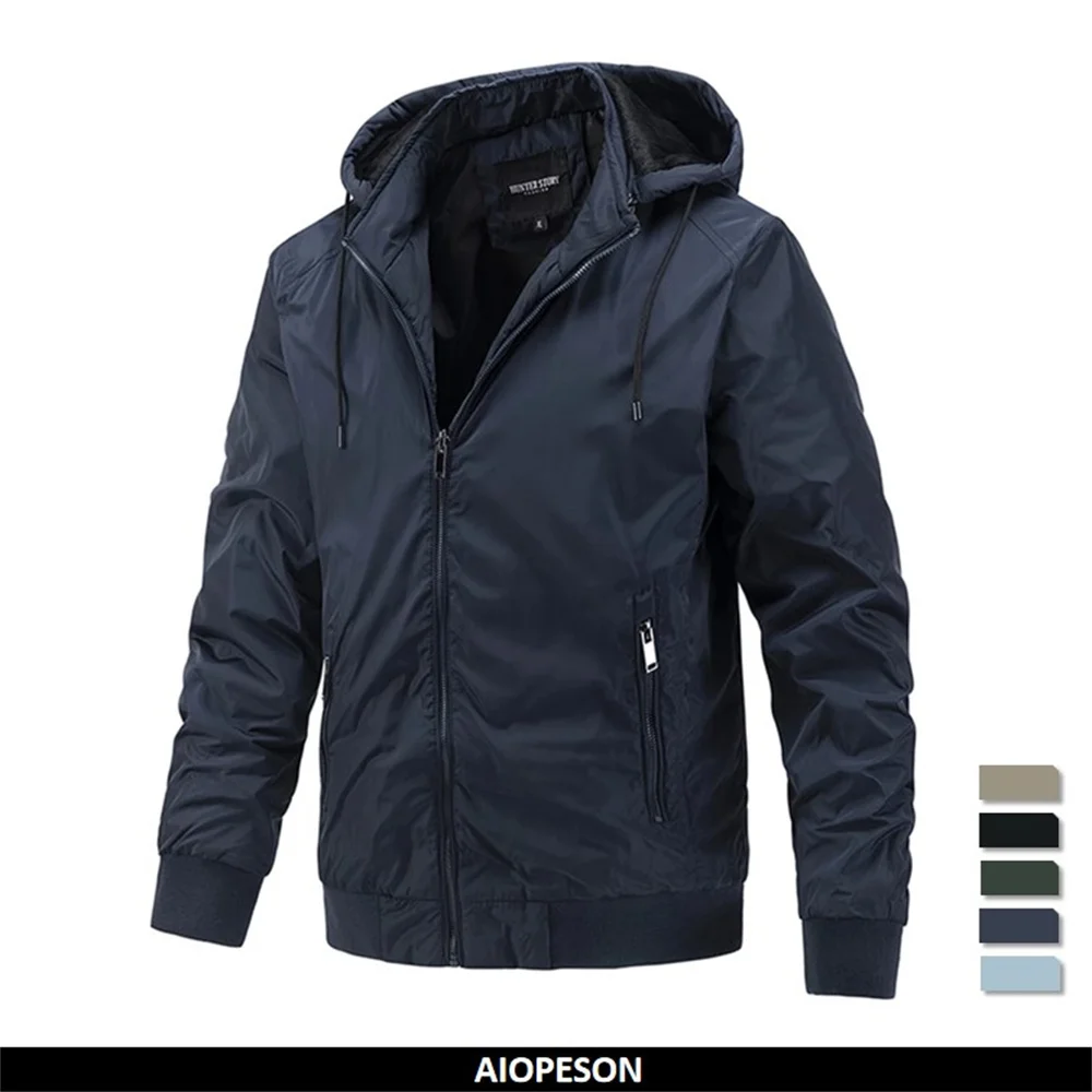 AIOPESON Warm Spliced Parka Men Casual Fashion Stand Collar Zipper Jacket And Hooded Windbreaker Sport Wear Windproof Coats
AIOPESON Warm Spliced Parka Men Casual Fashion Stand Collar Zipper Jacket And Hooded Windbreaker Sport Wear Windproof Coats