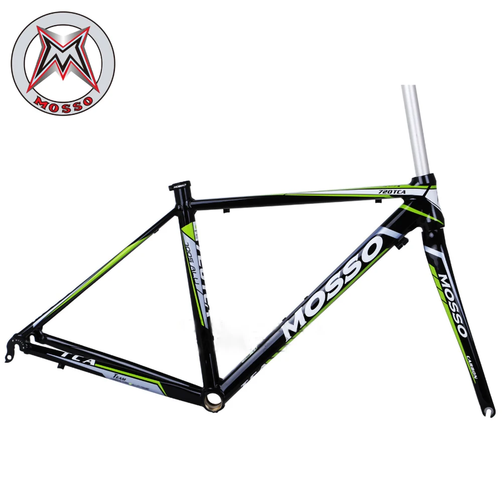 700C MOSSO 720TCA Aluminum Alloy Road Bike Frame With Half Carbon Front Fork Ultra-light Cycling Frameset Bicycle Accessories
700C MOSSO 720TCA Aluminum Alloy Road Bike Frame With Half Carbon Front Fork Ultra-light Cycling Frameset Bicycle Accessories