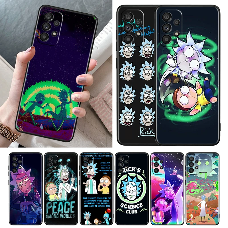 R-Ricks M-Morts Cartoon Black Phone Case For Samsung A73 A72 A71 A54 A53 A52 A51 A42 A33 A32 A23 A22 A21S A13 5G Cover Shell
R-Ricks M-Morts Cartoon Black Phone Case For Samsung A73 A72 A71 A54 A53 A52 A51 A42 A33 A32 A23 A22 A21S A13 5G Cover Shell