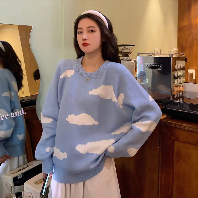 Woman Print O-neck Sweater Knitted Oversize Autumn Female Pullover Fashion Long Sleeve Top Ladies Sweater Stretch Jumpers G92
Woman Print O-neck Sweater Knitted Oversize Autumn Female Pullover Fashion Long Sleeve Top Ladies Sweater Stretch Jumpers G92