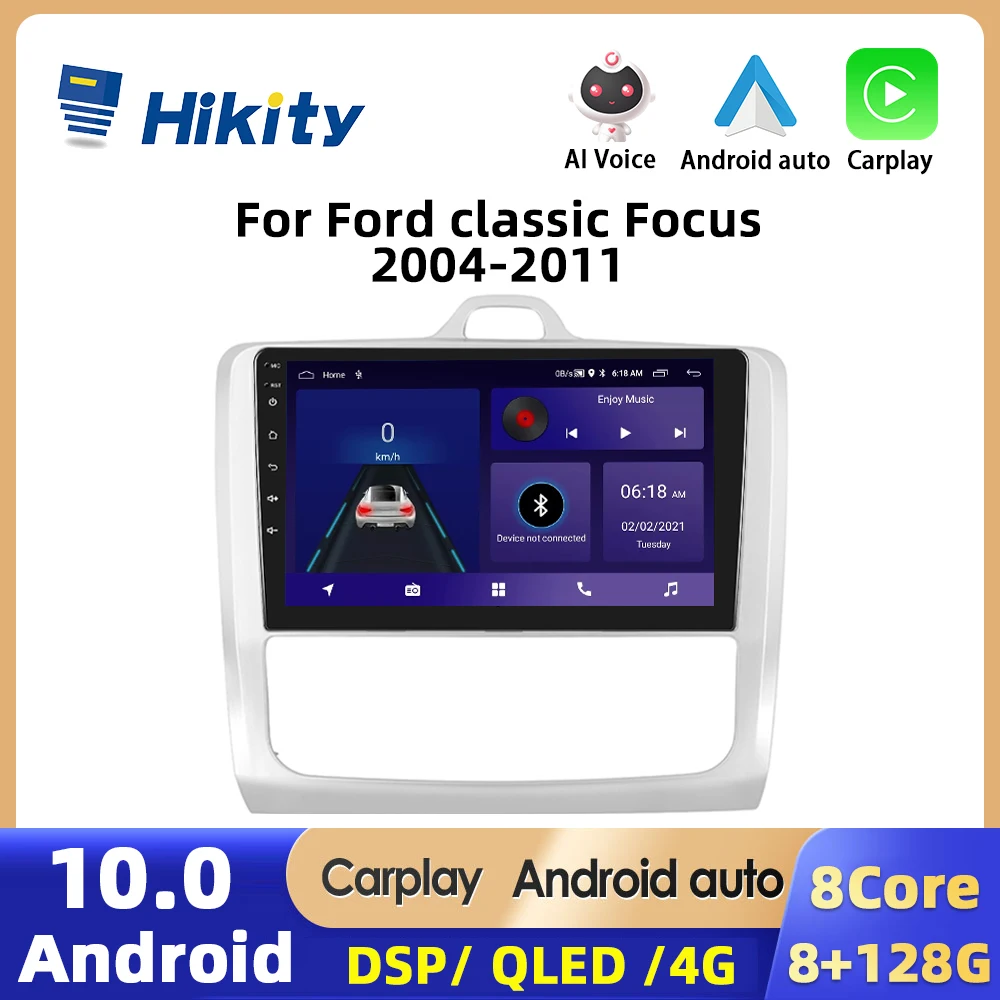 Hikity Android 2din Car Radio For Ford Classic Focus 2004-2011 Audio Stereo Navigation GPS AI Voice 4G WIFI Wireless Carplay DSP
Hikity Android 2din Car Radio For Ford Classic Focus 2004-2011 Audio Stereo Navigation GPS AI Voice 4G WIFI Wireless Carplay DSP