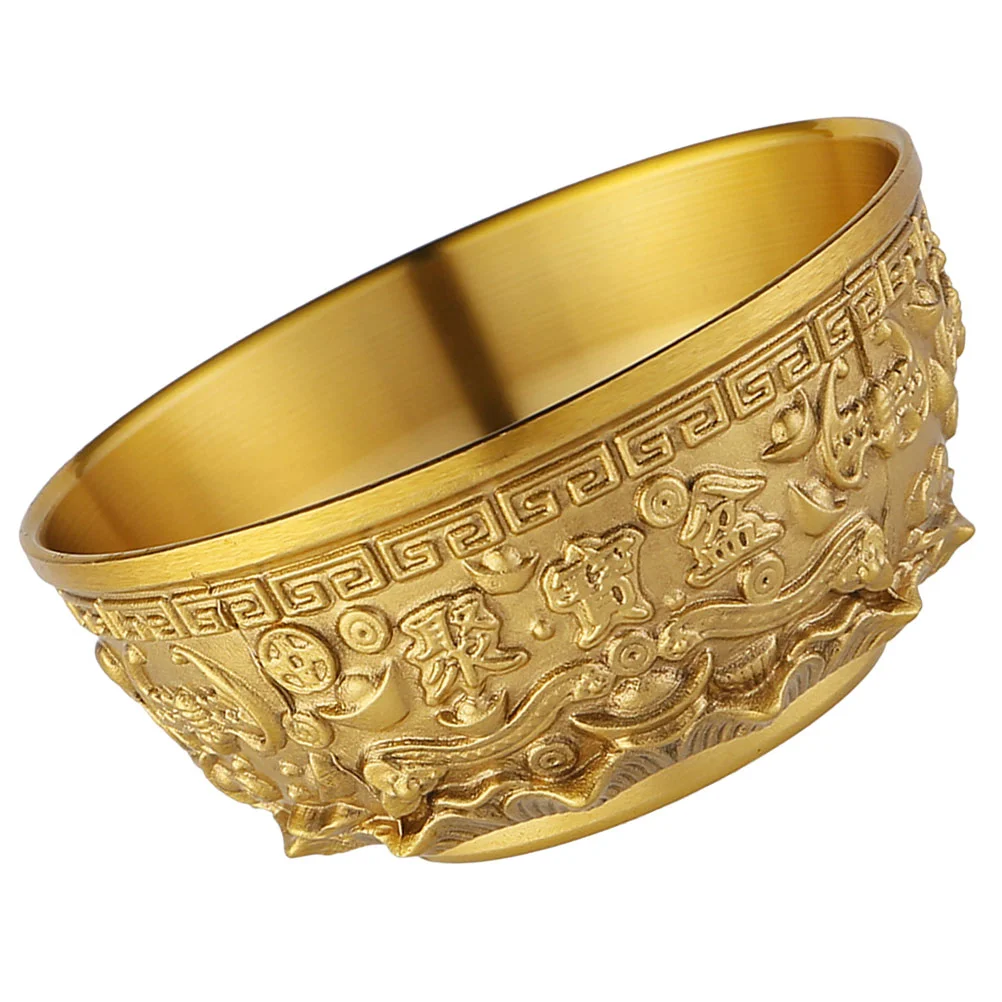 Brass Fortune Bowl Decorative Brass Fortune Basin Home Tabletop Adornment Brass Bowl Decor
Brass Fortune Bowl Decorative Brass Fortune Basin Home Tabletop Adornment Brass Bowl Decor