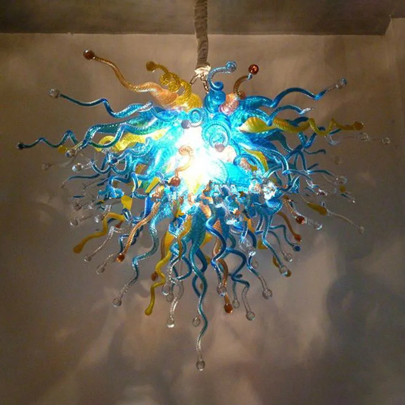 Art Deco Blue Champagne Color Pendant Lamps LED 28 Inches Creative Crystal Hand Blown Glass Chandelier
Art Deco Blue Champagne Color Pendant Lamps LED 28 Inches Creative Crystal Hand Blown Glass Chandelier