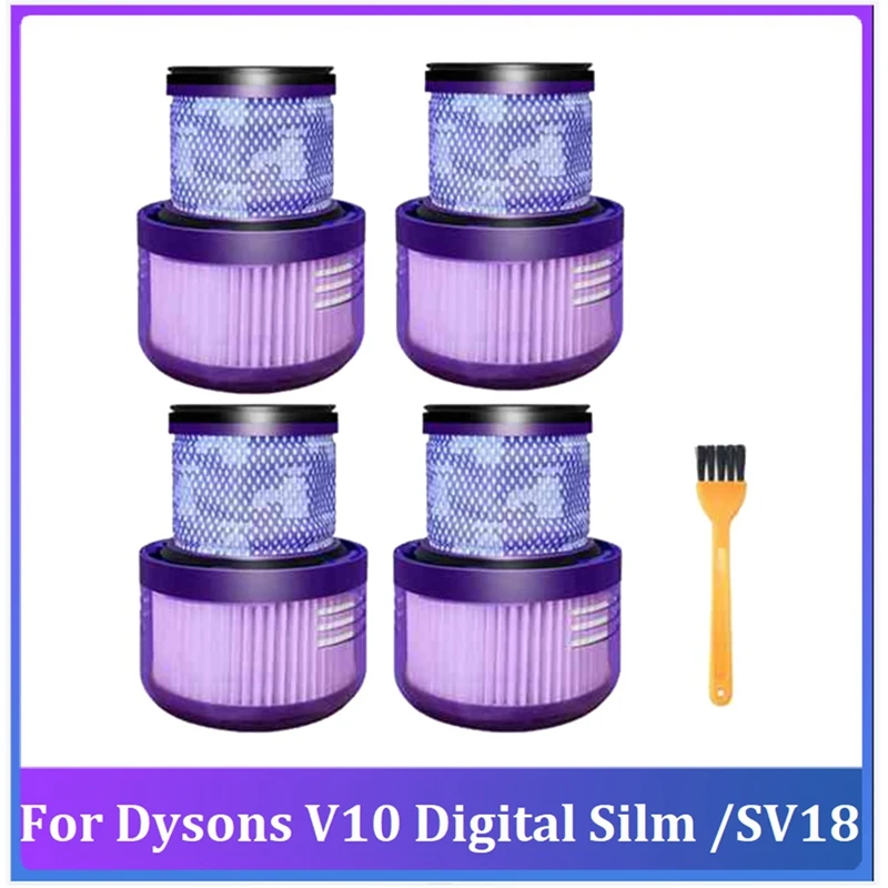 1Set HEPA Filter For Dysons V10 Digital Silm / SV18 Purple Cordless Vacuum Cleaner Accessories Washable Filter
1Set HEPA Filter For Dysons V10 Digital Silm / SV18 Purple Cordless Vacuum Cleaner Accessories Washable Filter