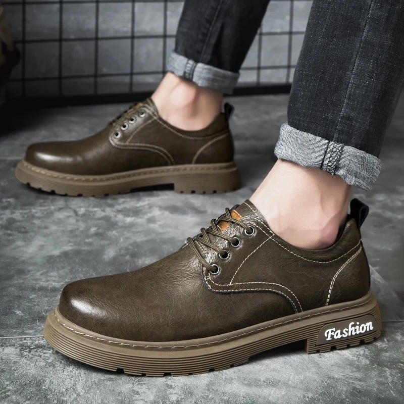 High quality handmade 100% Genuine leather casual shoes Men's Combat shoes motorcycle shoes outdoor travel walking shoes for man
High quality handmade 100% Genuine leather casual shoes Men's Combat shoes motorcycle shoes outdoor travel walking shoes for man