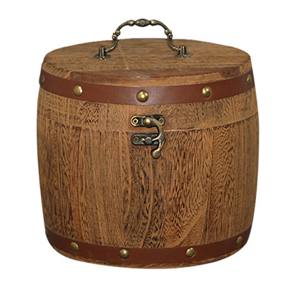 Portable Mini Wooden Barrel Storage Box For Tea Leaf Coffee Flour Beans Wooden Tea Leaf Barrel Home Kitchen Storage Box
Portable Mini Wooden Barrel Storage Box For Tea Leaf Coffee Flour Beans Wooden Tea Leaf Barrel Home Kitchen Storage Box