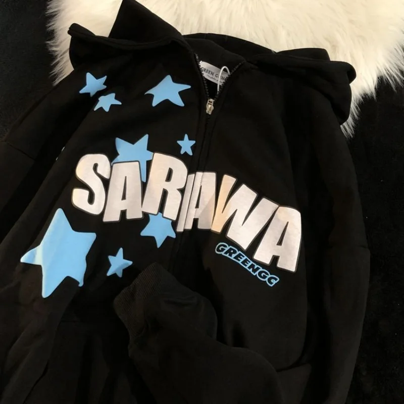 2023 new thin print hooded street hip-hop women American couple cardigan Sweatshirt women version loose long sleeves 2XL
2023 new thin print hooded street hip-hop women American couple cardigan Sweatshirt women version loose long sleeves 2XL