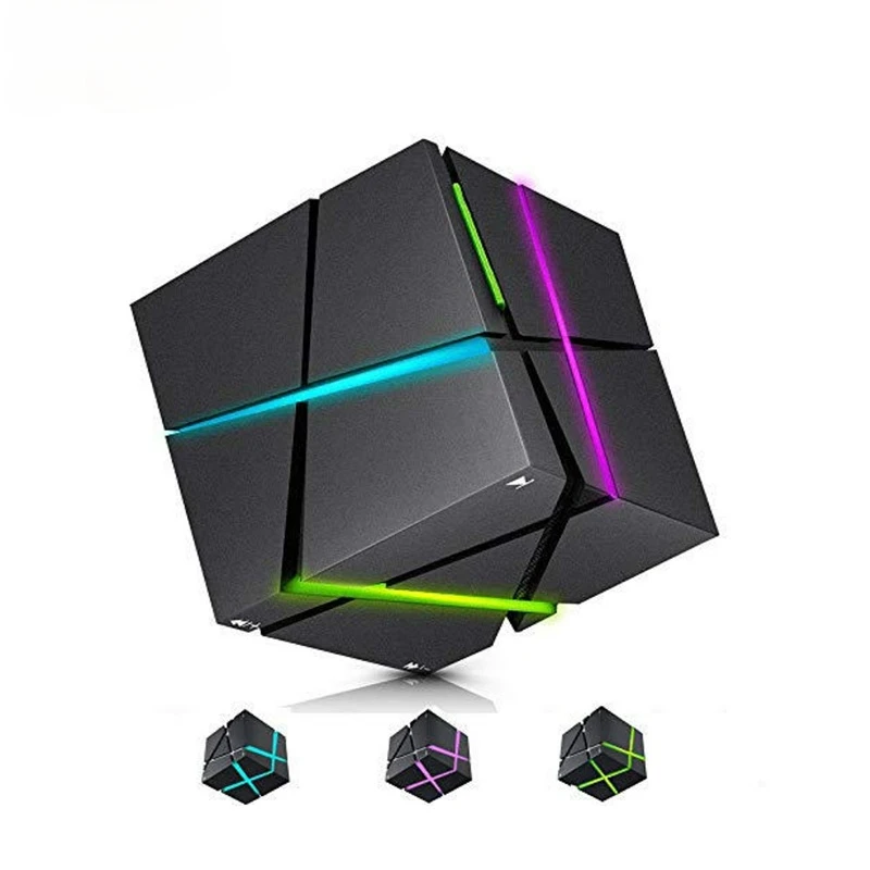 Portable RGB night light, table lamp with hi-fi speaker, Bluetooth, mini bass Rubik's Cube, multi-purpose light
Portable RGB night light, table lamp with hi-fi speaker, Bluetooth, mini bass Rubik's Cube, multi-purpose light