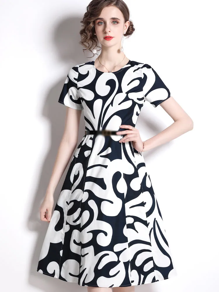 Runway Designer Fashion Geometric Print Summer Dresses for Woman 2022 New Clothes Short Sleeve O Neck Casual Vestidos Aline
Runway Designer Fashion Geometric Print Summer Dresses for Woman 2022 New Clothes Short Sleeve O Neck Casual Vestidos Aline