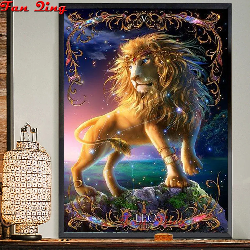 Diamond Painting Constellation Leo Lion Cross Stitch Full Square Kits Round Rhinestones Animals Mosaic Diamond Embroidery Gift
Diamond Painting Constellation Leo Lion Cross Stitch Full Square Kits Round Rhinestones Animals Mosaic Diamond Embroidery Gift