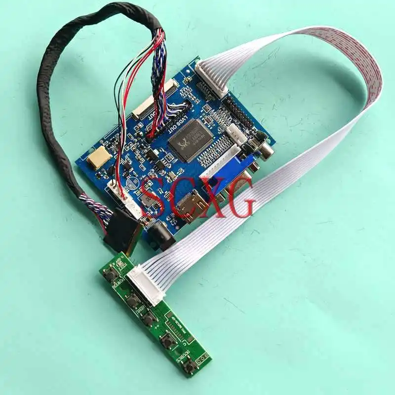LCD Monitor Screen Controller Driver Board Fit B133XW03 B133XW04 B133XW07 HDMI-Compatible 1366*768 AV VGA LVDS 40-Pin 13.3" Kit
LCD Monitor Screen Controller Driver Board Fit B133XW03 B133XW04 B133XW07 HDMI-Compatible 1366*768 AV VGA LVDS 40-Pin 13.3" Kit