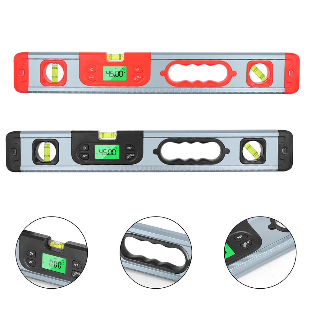 Aluminum Alloy Digital Protractor Angle Finder Inclinometer Level 360 Degree 52*8*3cm Horizontal Scale Ruler Measurement
Aluminum Alloy Digital Protractor Angle Finder Inclinometer Level 360 Degree 52*8*3cm Horizontal Scale Ruler Measurement