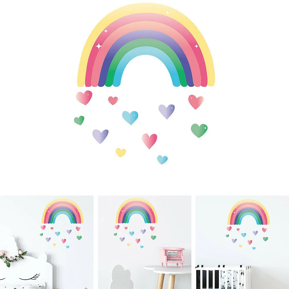 Love Heart Wall Sticker Removable Children Room Nursery Wall Decal Art Decals Stickers Rainbow Wall Sticker Colourful Decor
Love Heart Wall Sticker Removable Children Room Nursery Wall Decal Art Decals Stickers Rainbow Wall Sticker Colourful Decor