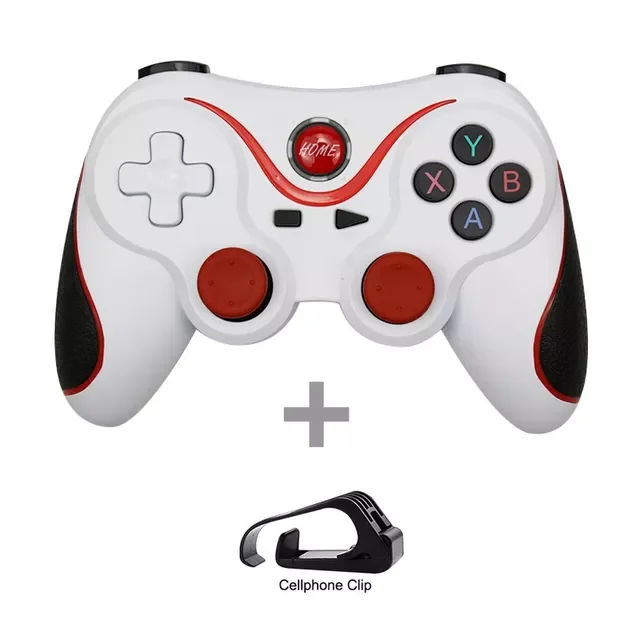 Terios T3 X3 Wireless Joystick Gamepad PC Game Controller Support Bluetooth BT3.0 Joystick For Mobile Phone Tablet TV Box Holder
Terios T3 X3 Wireless Joystick Gamepad PC Game Controller Support Bluetooth BT3.0 Joystick For Mobile Phone Tablet TV Box Holder