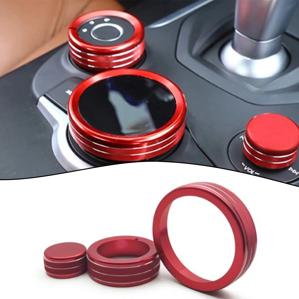 Durable Switch Button Cover Auto Parts Red Replacement 3pcs/Set Car Interior Knob Ring For Romeo Giulia Stelvio
Durable Switch Button Cover Auto Parts Red Replacement 3pcs/Set Car Interior Knob Ring For Romeo Giulia Stelvio