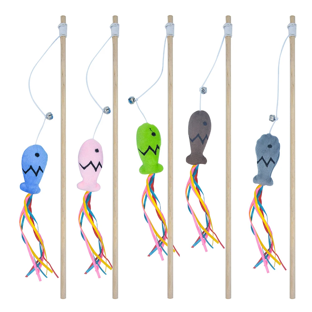 Cats Teaser Kitten Fishing Rod Wire Wand Kitten Entertainment Teasing Sticks Pet Playing Game Interactive Toys Pets Accessories
Cats Teaser Kitten Fishing Rod Wire Wand Kitten Entertainment Teasing Sticks Pet Playing Game Interactive Toys Pets Accessories