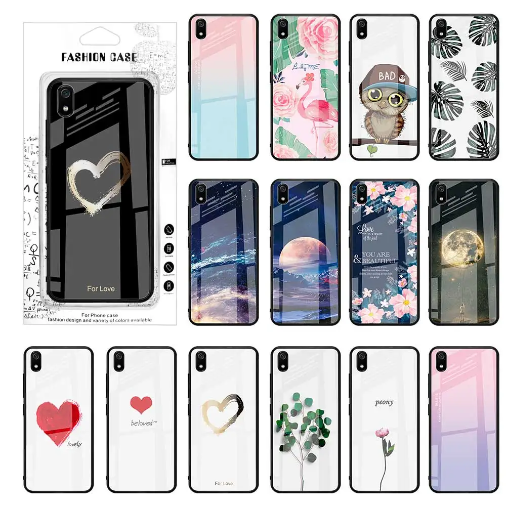 Tempered Glass Case For Xiaomi Redmi Note 8Pro 8T 7Pro 6Pro A1 4G Anti-fall Colourful Cover Personality For Redmi 8A 7A 6Pro 6A
Tempered Glass Case For Xiaomi Redmi Note 8Pro 8T 7Pro 6Pro A1 4G Anti-fall Colourful Cover Personality For Redmi 8A 7A 6Pro 6A