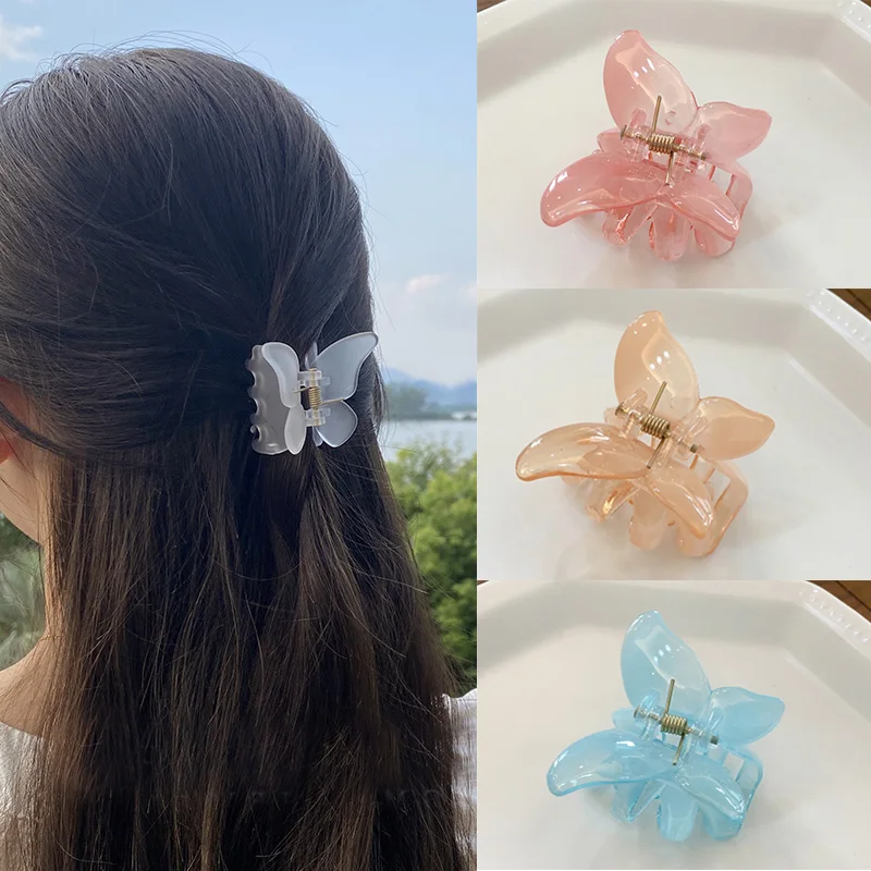 Mini Butterfly Hair Claw for Women Girls Acrylic Hair Accessories Sweet Hair Claw Clips Crab Simple Hair Clamps Chic Hair Clip
Mini Butterfly Hair Claw for Women Girls Acrylic Hair Accessories Sweet Hair Claw Clips Crab Simple Hair Clamps Chic Hair Clip