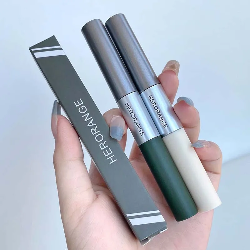 Two-headed Concealer Stick Naturally Brighten Makeup Base Foundation Cream Face Liquid Concealer Contouring Pen Face Cosmetics
Two-headed Concealer Stick Naturally Brighten Makeup Base Foundation Cream Face Liquid Concealer Contouring Pen Face Cosmetics