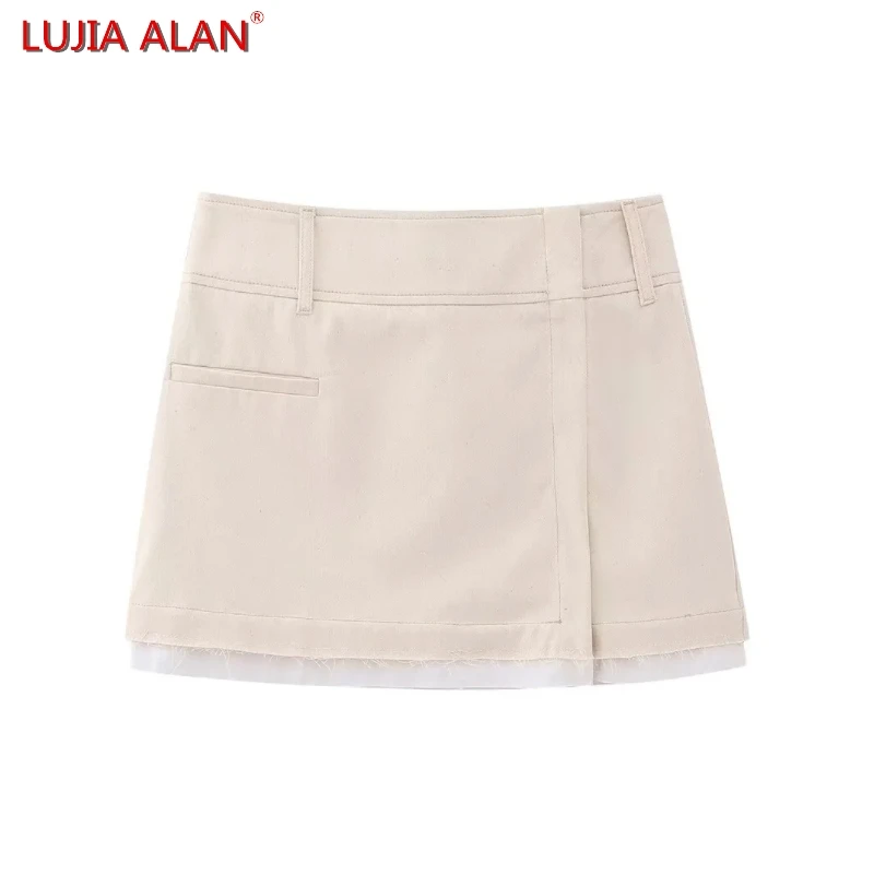 Summer New Women Side Zipper Asymmetric Mini Skirts Female Casual High Waist Street Clothing LUJIA ALAN P3998
Summer New Women Side Zipper Asymmetric Mini Skirts Female Casual High Waist Street Clothing LUJIA ALAN P3998