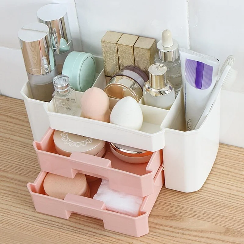 Large Capacity Desktop Makeup Organizer Lightweight Cosmetic Storage Box Fashion Drawer Design Case Brush Lipstick Holder
Large Capacity Desktop Makeup Organizer Lightweight Cosmetic Storage Box Fashion Drawer Design Case Brush Lipstick Holder