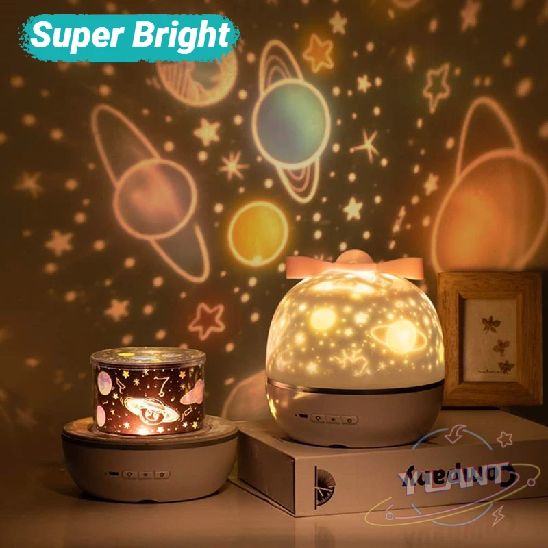 YLANT Colorful Projector Lamp and Night Light 2 in 1 Universe Starry Sky Rotate LED Lamp Flashing Star Kids Baby Gift USB Power 
YLANT Colorful Projector Lamp and Night Light 2 in 1 Universe Starry Sky Rotate LED Lamp Flashing Star Kids Baby Gift USB Power