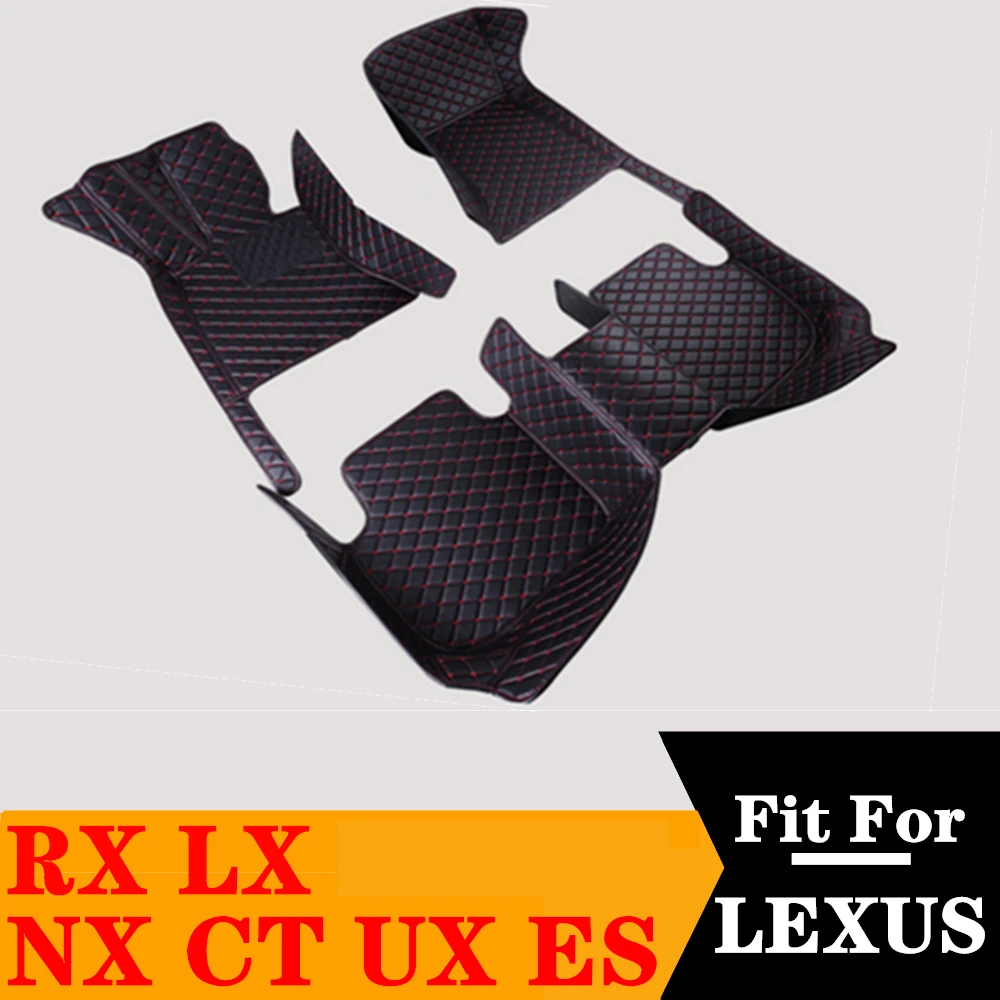 

Sinjayer Waterproof XPE Leather Custom Fit Car Floor Mats Front &Rear FloorLiner Auto Parts Carpet For Lexus ES CT RX NX LX UX