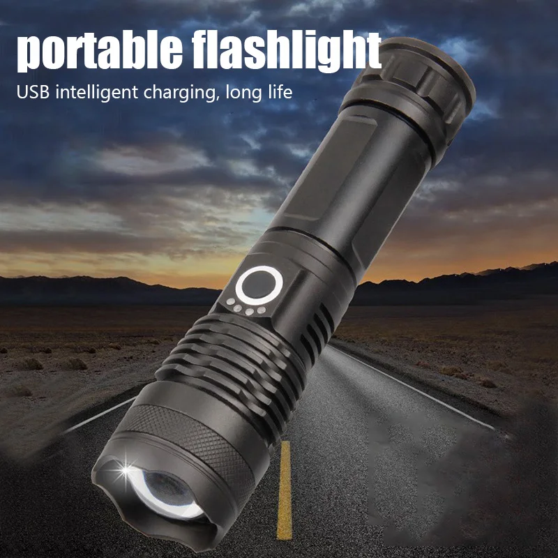 

Dropshipping Xhp50 Most Powerful Flashlight 5 Modes Usb Zoom Led Torch Xhp50 18650 or 26650 Battery Best Camping Outdoor