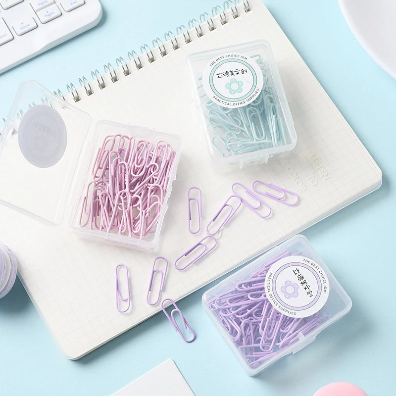 20/50Pcs S/L 50/28MM Macaron Color Paper Clip Metal Binding Clips Paperclips Bookmarks School Office Supply Lovely Stationery
20/50Pcs S/L 50/28MM Macaron Color Paper Clip Metal Binding Clips Paperclips Bookmarks School Office Supply Lovely Stationery